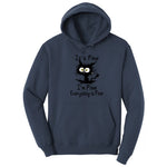 I'm Fine Its Fine Everything is Fine - Mens & Ladies T-Shirt Hoodie - Navy