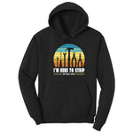 I'm Here to Strip Electrical Wires Hoodie - Jet Black