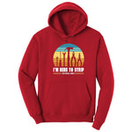 I'm Here to Strip Electrical Wires Hoodie - Red