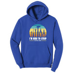 I'm Here to Strip Electrical Wires Hoodie - True Royal