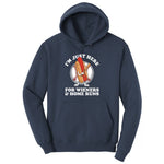 I'm Just Here for Weiners and Home Runs Hoodie - Navy