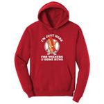 I'm Just Here for Weiners and Home Runs Hoodie - Red