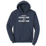 I'm Not a Grand Paw I'm a Grump Paw Hoodie - Navy