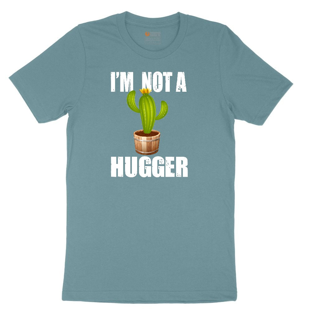 I'm Not a Hugger Ladies Short Sleeve Tee - Surf Blackout
