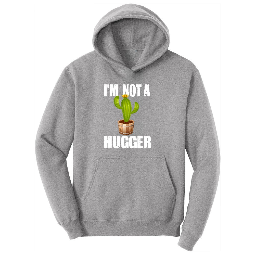 I'm Not a Hugger Toddler Hoodie - Athletic Heather