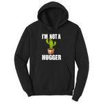 I'm Not a Hugger Youth Hoodie - Jet Black