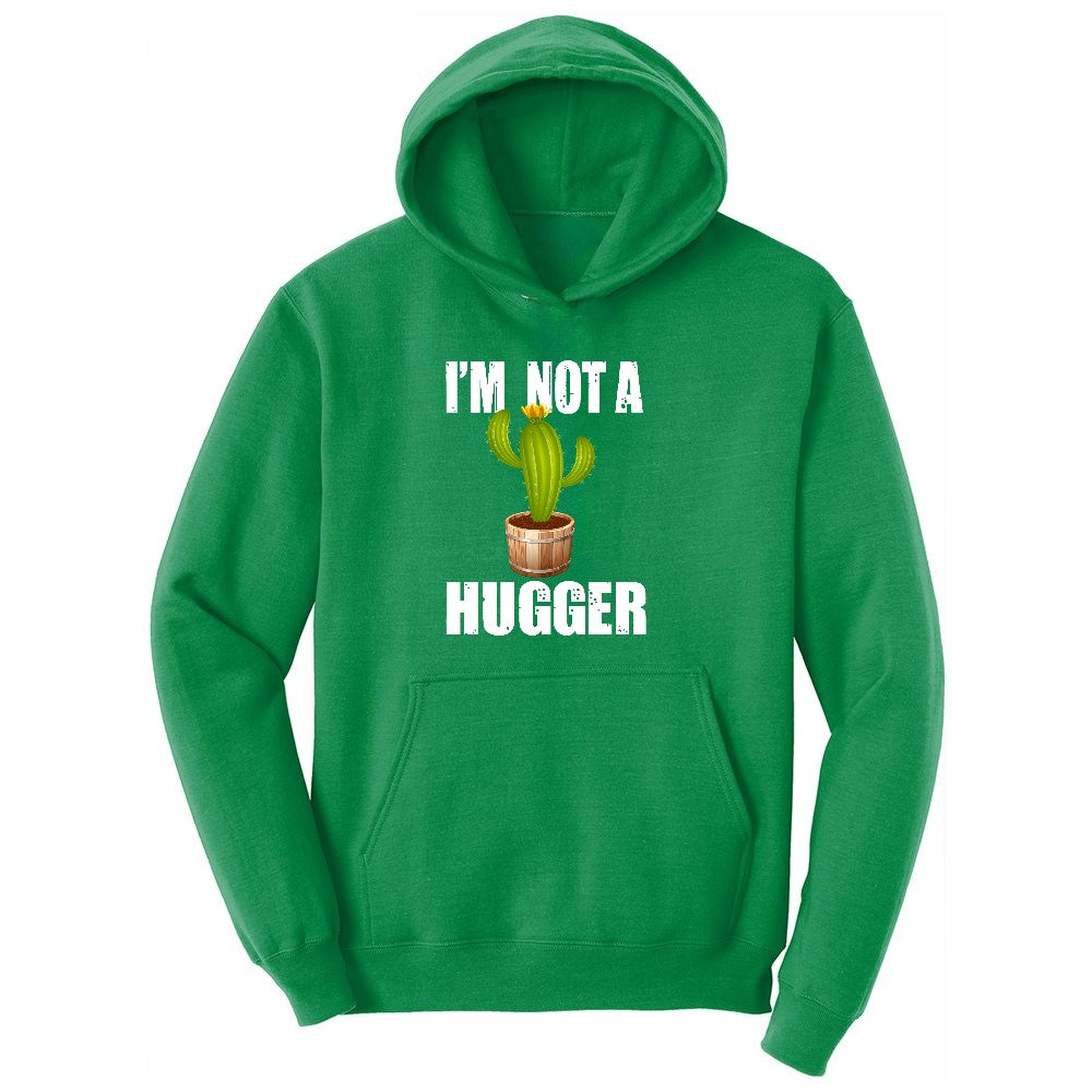 I'm Not a Hugger Youth Hoodie - Kelly Green