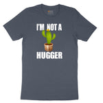 I'm Not a Hugger Youth Short Sleeve Tee - Heather Navy