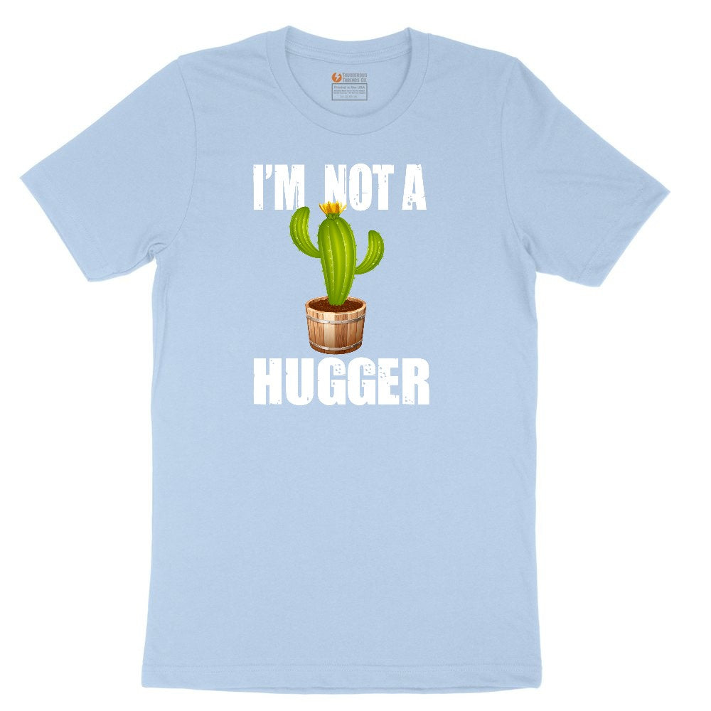 I'm Not a Hugger Youth Short Sleeve Tee - Light Blue