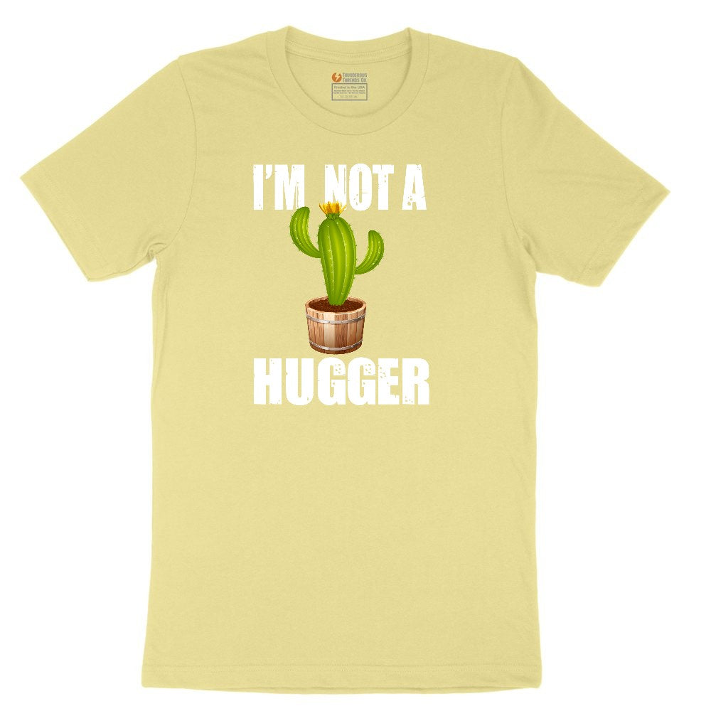 I'm Not a Hugger Youth Short Sleeve Tee - Yellow