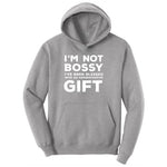 I'm Not Bossy I've Been Blessed with an Administrative Gift Toddler Hoodie - Athletic Heather