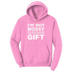 I'm Not Bossy I've Been Blessed with an Administrative Gift Toddler Hoodie - Candy Pink