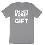 I'm Not Bossy I've Been Blessed with an Administrative Gift Toddler Short Sleeve Tee - Athletic Heather