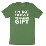 I'm Not Bossy I've Been Blessed with an Administrative Gift Youth Short Sleeve Tee - Athletic Kelly