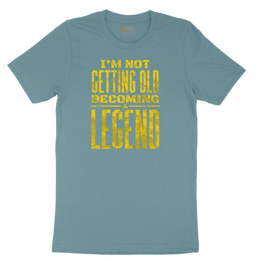 I'm Not Getting Old Becoming a Legend Ladies Short Sleeve Tee - Surf Blackout