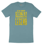 I'm Not Getting Old Becoming a Legend Ladies Short Sleeve Tee - Surf Blackout