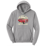 I'm Not Old I'm a Classic Car Design Ladies Hoodie - Athletic Heather