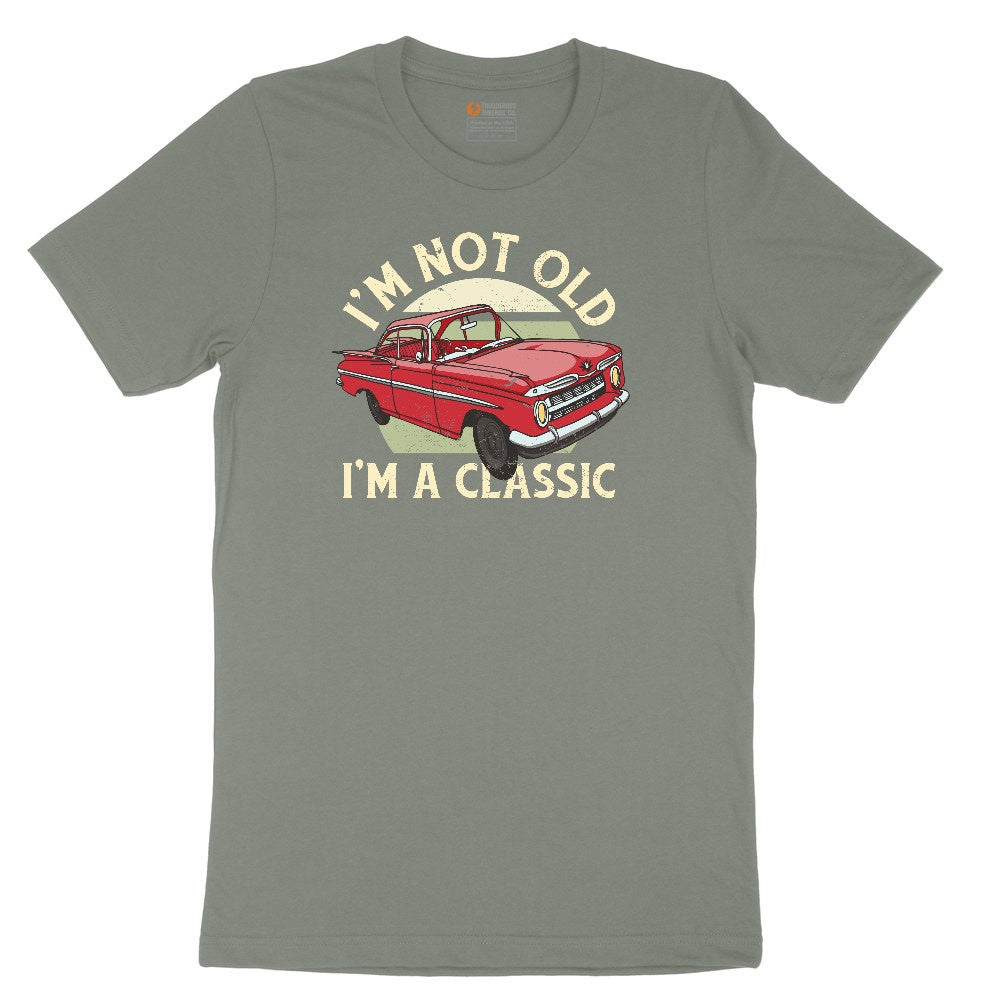 I'm Not Old I'm a Classic Car Design Ladies Short Sleeve Tee - Bamboo Blackout