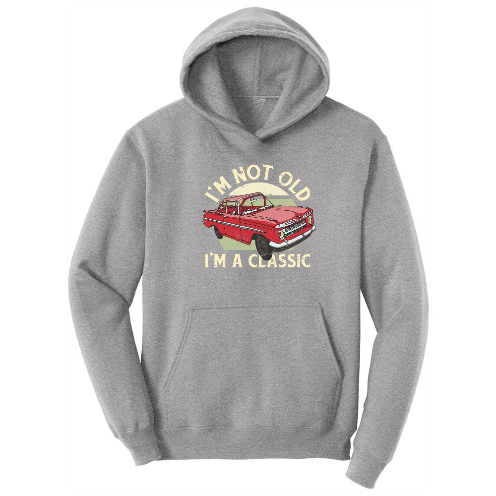 I'm Not Old I'm a Classic Car Design Hoodie - Athletic Heather