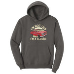 I'm Not Old I'm a Classic Car Design Hoodie - Charcoal