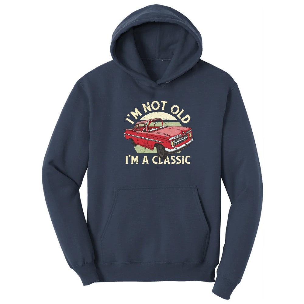 I'm Not Old I'm a Classic Car Design Hoodie - Navy