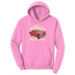 I'm Not Old I'm a Classic Car Design Youth Hoodie - Candy Pink