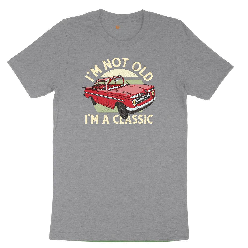 I'm Not Old I'm a Classic Car Design Youth Short Sleeve Tee - Athletic Heather