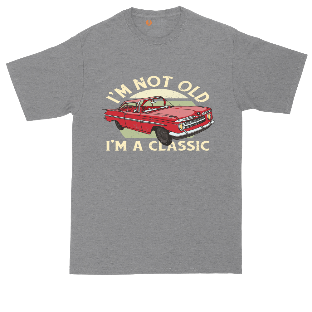 I'm Not Old I'm a Classic Car tall t-shirt for men in Athletic Heather