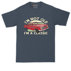 I'm Not Old I'm a Classic Car tall t-shirt for men in Heather Navy