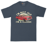 I'm Not Old I'm a Classic Car tall t-shirt for men in Heather Navy