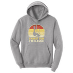 I'm Not Old I'm Classic Guitar Version Ladies Hoodie - Athletic Heather