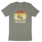 I'm Not Old I'm Classic Guitar Version Ladies Short Sleeve Tee - Bamboo Blackout