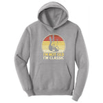 I'm Not Old I'm Classic Guitar Version Hoodie - Athletic Heather
