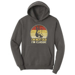 I'm Not Old I'm Classic Guitar Version Hoodie - Charcoal