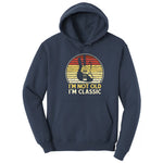 I'm Not Old I'm Classic Guitar Version Hoodie - Navy