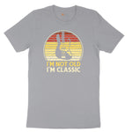 I'm Not Old I'm Classic Guitar Version Short Sleeve Tee - Athletic Heather Grey