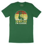 I'm Not Old I'm Classic Guitar Version Short Sleeve Tee - Athletic Kelly