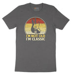 I'm Not Old I'm Classic Guitar Version Short Sleeve Tee - Dark Heather Grey