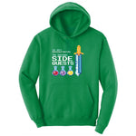 I'm Not Procrastinationg I'm Doing Side Quests - Mens & Ladies T-Shirt Ladies Hoodie - Kelly Green