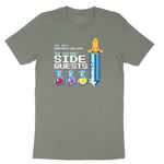 I'm Not Procrastinationg I'm Doing Side Quests - Mens & Ladies T-Shirt Ladies Short Sleeve Tee - Bamboo Blackout