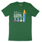 I'm Not Procrastinationg I'm Doing Side Quests - Mens & Ladies T-Shirt Short Sleeve Tee - Athletic Kelly