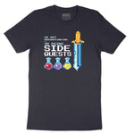 I'm Not Procrastinationg I'm Doing Side Quests - Mens & Ladies T-Shirt Short Sleeve Tee - Deep Navy