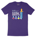 I'm Not Procrastinationg I'm Doing Side Quests - Mens & Ladies T-Shirt Short Sleeve Tee - Team Purple