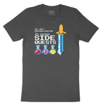 I'm Not Procrastinationg I'm Doing Side Quests - Mens & Ladies T-Shirt Toddler Short Sleeve Tee - Dark Heather Grey