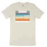 I'm Sexy and Outdoors Ladies Short Sleeve Tee - Natural Heather