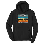 I'm Sexy and Outdoors Hoodie - Jet Black