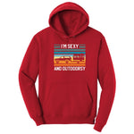I'm Sexy and Outdoors Hoodie - Red