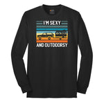 I'm Sexy and Outdoors Long Sleeve Tee - Jet Black