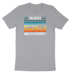 I'm Sexy and Outdoors Short Sleeve Tee - Athletic Heather Grey