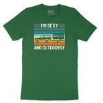 I'm Sexy and Outdoors Short Sleeve Tee - Athletic Kelly
